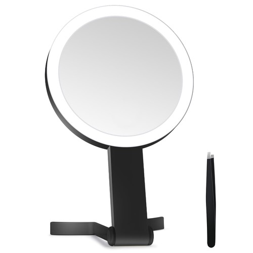 Lighted makeup mirror 30x - lighted,
