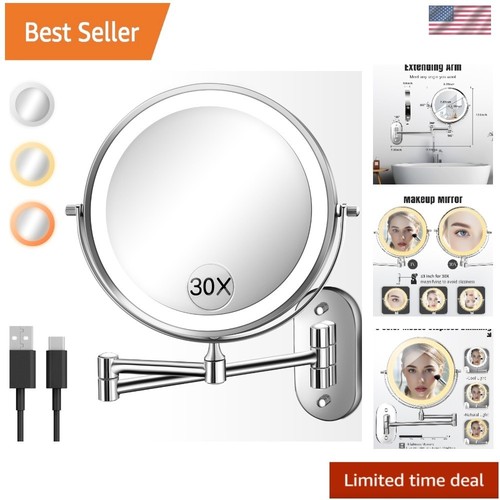 Wall mounted makeup mirror - mounted,
