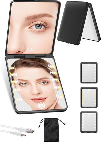 Compact mirror rechargeable - mirror,,