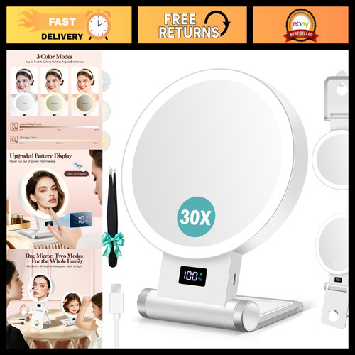 30x magnifying makeup mirror - 30x,