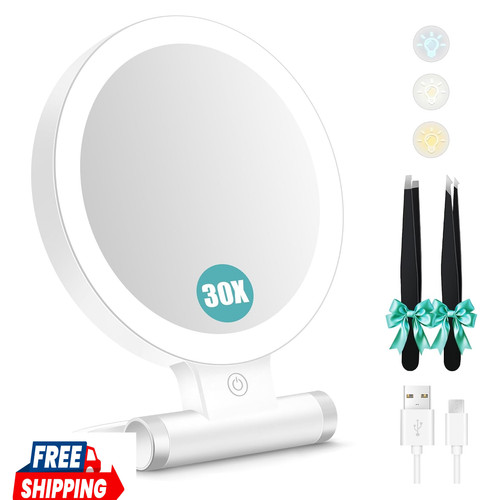 Magnifying mirror with light - mirror,