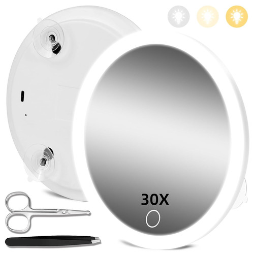 30x magnifying mirror with - 30x,