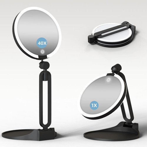 Magnifying mirror with light - mirror,