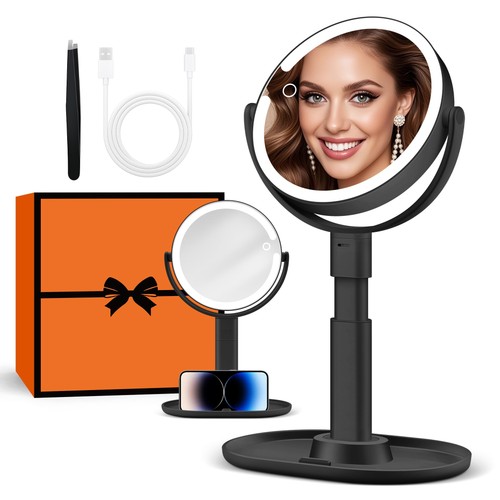 Makeup mirror with lights - mirror,