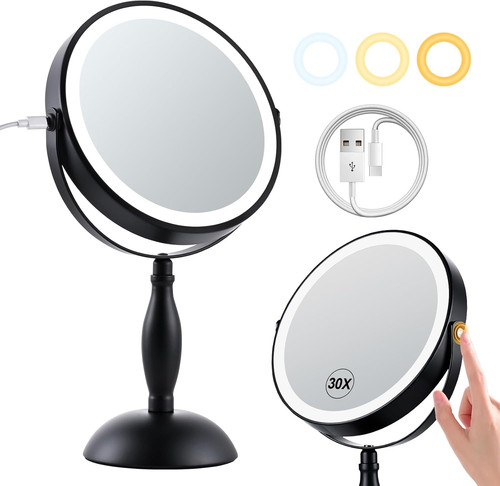 30x magnifying mirror with - mirror,