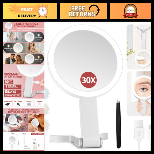 30x magnifying makeup mirror - 30x,