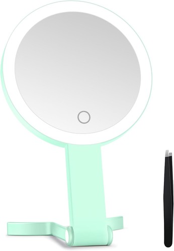 Lighted makeup mirror 30x - mirror,,