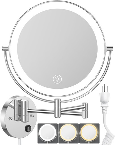 Wall mounted led makeup - wall,