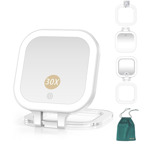 Compact travel makeup - travel, mirror
