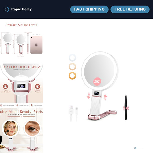 Adjustable travel makeup - travel,