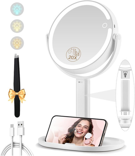 Makeup mirror with lights - mirror,