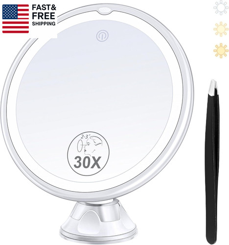 Magnifying mirror with light - mirror,