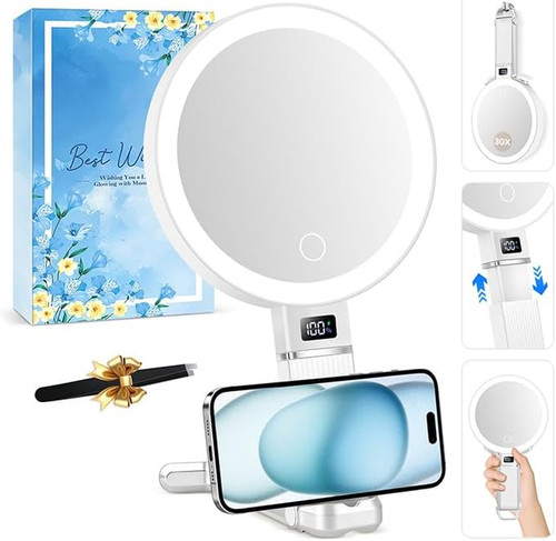 30x travel magnifying mirror - 30x,
