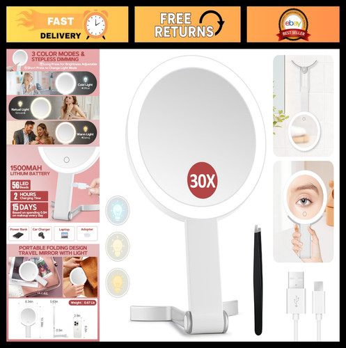30x magnifying makeup mirror - makeup,