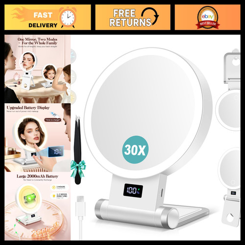 30x magnifying makeup mirror - magnifying,