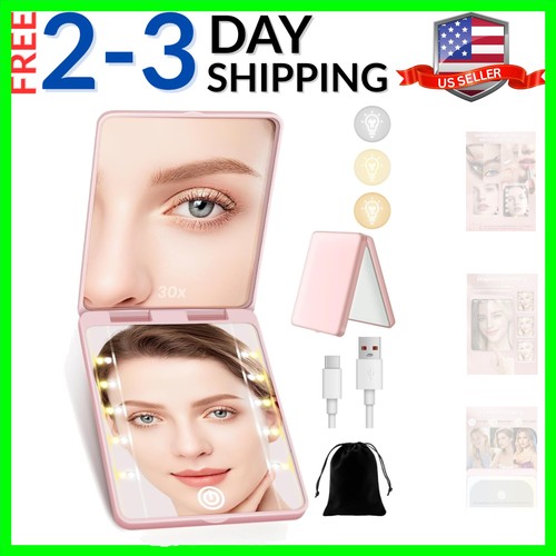 Compact mirror rechargeable - compact,