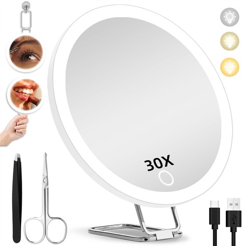 30x magnifying mirror with - 30x,