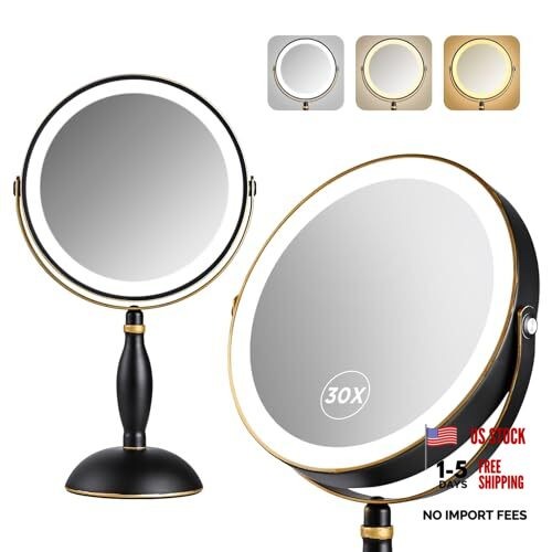 30x magnifying mirror with - 30x,