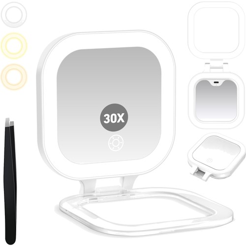 Travel mirror with light - mirror,