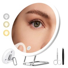 30X Magnifying Mirror With LED