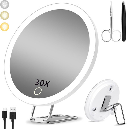 Magnifying mirror with - magnifying,