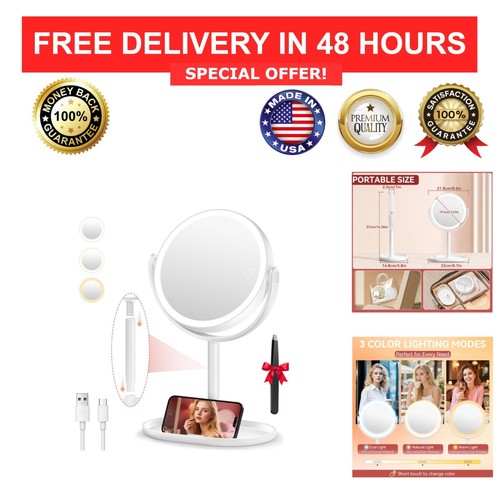 Auxmir 30x lighted makeup - auxmir,