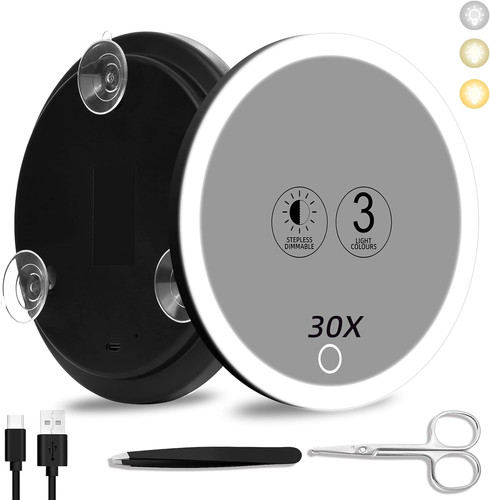 30x magnifying mirror with - 30x,