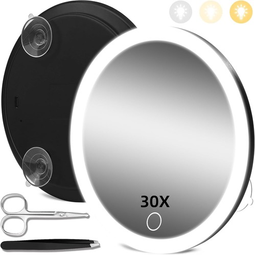 30x magnified mirror with - mirror, 3