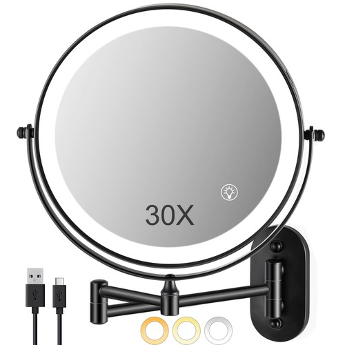 Magnifying mirror with lights - mirror,