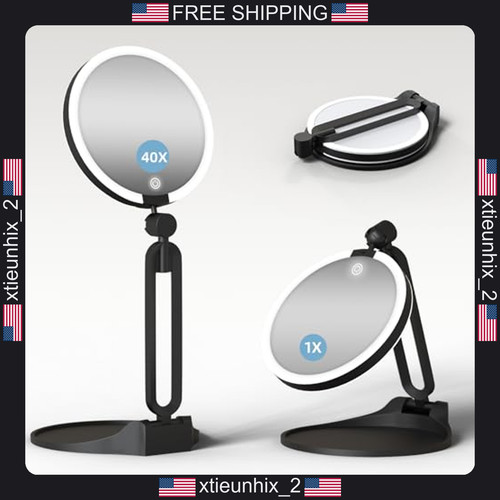 Magnifying mirror with light - mirror,